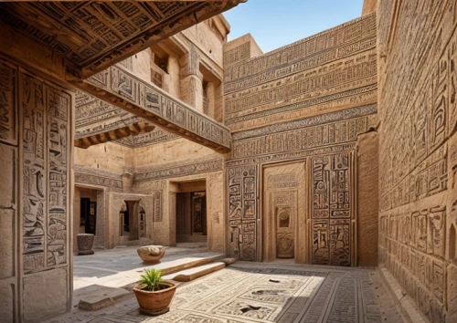 royal tombs,egyptian temple,edfu,persian architecture,qasr al watan,islamic architectural,egypt,pharaonic,iranian architecture,inside courtyard,karnak,riad,qasr al kharrana,ancient house,king abdullah i mosque,ancient egypt,egyptian,qasr amra,mortuary temple,tutankhamun,Architecture,General,Central Asian Traditional,Yemeni Traditional