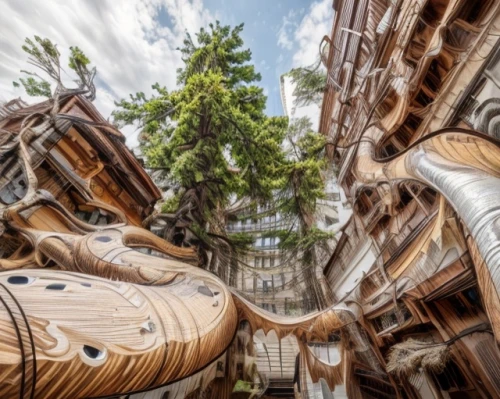 tree house hotel,tree house,hanging houses,wooden construction,treehouse,environmental art,hanging temple,eco-construction,crooked house,stilt houses,tigers nest,popeye village,eco hotel,360 ° panorama,wooden houses,wood art,wood structure,trees with stitching,made of wood,tree's nest,Common,Common,Natural