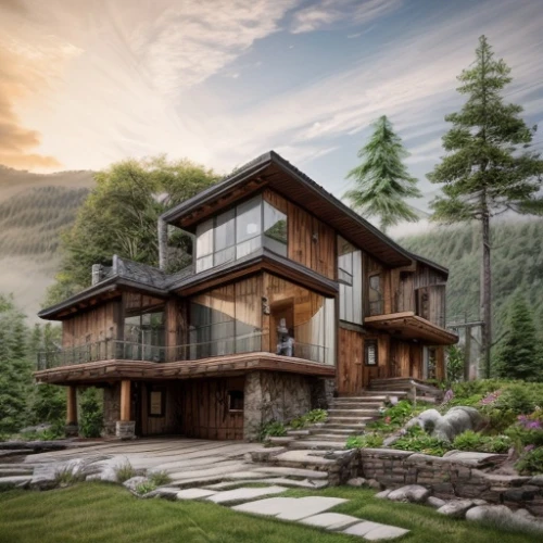 house in the mountains,house in mountains,the cabin in the mountains,log home,timber house,beautiful home,chalet,log cabin,wooden house,house in the forest,modern house,alpine style,luxury property,eco-construction,luxury home,modern architecture,mountain hut,home landscape,house with lake,summer cottage,Architecture,General,Nordic,Nordic Vernacular