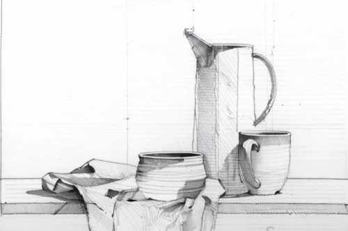 still life,jug,still-life,pencil and paper,pencil drawings,watering can,milk pitcher,pitcher,graphite,vase,water jug,tea jar,pencil drawing,tea pot,milk jug,drawing course,ceramics,snowy still-life,vases,clay jug