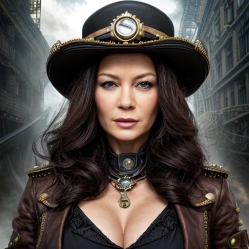 steampunk,leather hat,policewoman,sheriff,black hat,the hat-female,the hat of the woman,beret,sorceress,female doctor,head woman,queen anne,pirate,catarina,officer,kokoshnik,captain,wonder woman city,woman fire fighter,womans hat,Common,Common,Photography