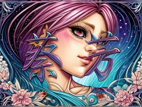 mermaid background,zodiac sign libra,horoscope libra,mermaid vectors,frame flora,pitahaya,flora,edit icon,passiflora,lilikoi,zodiac sign gemini,rosa 'the fairy,flower fairy,elven flower,kahila garland-lily,gaura,starflower,virgo,fantasy portrait,vanessa (butterfly),Calligraphy,Illustration,Psychedelic Illustrations