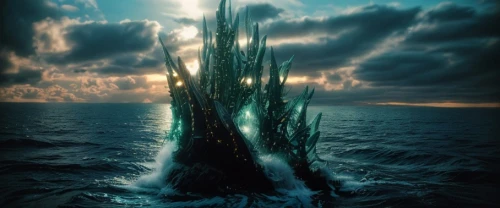 god of the sea,nature's wrath,emerald sea,cube sea,fantasy picture,sunken ship,photomanipulation,deep sea,poseidon,shard of glass,the wreck of the ship,photo manipulation,ghost forest,aquaman,kraken,the vessel,3d fantasy,water-the sword lily,the bottom of the sea,undersea,Common,Common,Film