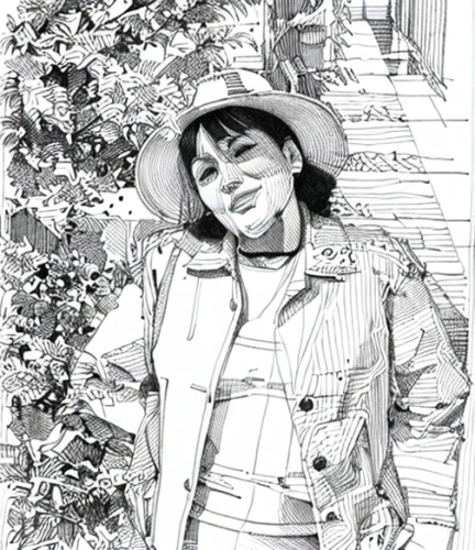 coloring page,pencil drawing,pencil drawings,artist portrait,coloring pages,pencil and paper,farmworker,pencil art,graphite,line drawing,illustrator,mono-line line art,summer line art,coloring picture,line-art,hand-drawn illustration,digital drawing,portrait of christi,charcoal drawing,countrygirl