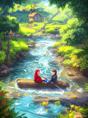 romantic scene,canoeing,picnic boat,fishing float,creek,idyll,floating on the river,raft,canoe,boat rapids,people fishing,fishermen,fishing,kayaking,on the river,kayaks,pedalos,fishing camping,idyllic,lilo,Common,Common,Cartoon