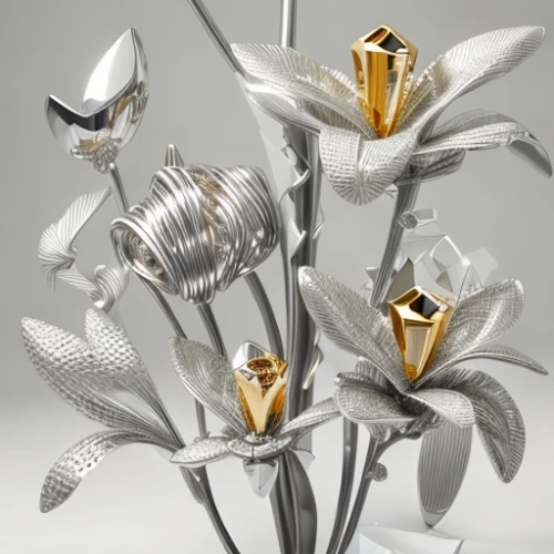 jewelry florets,trumpet flowers,lillies,silversmith,hymenocallis,flowers png,lilium formosanum,silver pieces,lilium candidum,lilies,madonna lily,angel trumpets,kiss flowers,silver lacquer,torch lilies,trusses of torch lilies,lilium davidii,silver,artificial flowers,strelitzia orchids,Product Design,Jewelry Design,Europe,Innovative