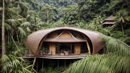 tree house hotel,eco hotel,ubud,southeast asia,indonesia,tropical house,borneo,round hut,stilt house,philippines,treehouse,asian architecture,huts,tree house,wooden hut,timber house,lodging,floating huts,bali,airbnb,Architecture,General,Masterpiece,Curvilinear Modernism