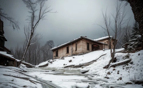 winter house,house in mountains,mountain hut,the cabin in the mountains,house in the mountains,abandoned place,lonely house,snow shelter,abandoned house,abandoned places,winter landscape,log home,snow house,mountain huts,log cabin,house in the forest,alpine hut,abandoned,winter village,creepy house,Common,Common,Film