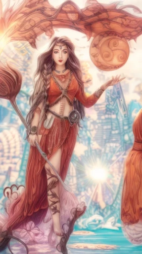 moana,cg artwork,winter festival,fantasy picture,monsoon banner,sci fiction illustration,fantasy art,christmas banner,fae,fantasy woman,winter background,game illustration,merida,celtic queen,wind warrior,heroic fantasy,coral guardian,glory of the snow,the enchantress,rusalka