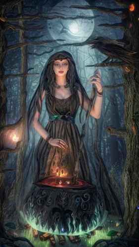 celebration of witches,the witch,sorceress,shamanism,priestess,the enchantress,divination,woman at the well,the night of kupala,paganism,shamanic,witches pentagram,candlemaker,fantasy picture,fortune telling,praying woman,fae,fortune teller,campfire,mystical portrait of a girl,Common,Common,Photography