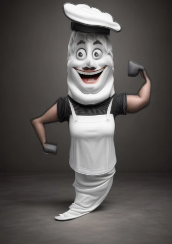 chef,pubg mascot,men chef,chef hat,carton man,tzatziki,saltshaker,chef's uniform,spatula,salt shaker,mime artist,mime,mayonnaise,mascot,kebab,medic,3d model,waiter,pierrot,chef's hat,Common,Common,Fashion