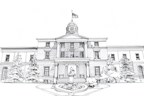 coloring page,courthouse,new city hall,legislature,seat of government,historic courthouse,supreme administrative court,court house,official residence,academic institution,kansai university,statehouse,tweed courthouse,school of medicine,hand-drawn illustration,court building,coloring pages,research institution,facade painting,regional parliament