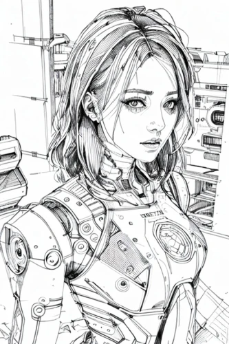 cyborg,pencils,mono-line line art,office line art,lineart,wireframe,mono line art,cybernetics,tracer,line art,line-art,biomechanical,head woman,symetra,shepard,cyber,scifi,wireframe graphics,sprint woman,android