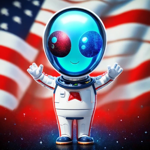 u s,apollo program,cosmonaut,robot in space,space-suit,astronaut,nasa,astronaut suit,spaceman,bot icon,usa,apollo 11,moon landing,space suit,spacesuit,patriotism,patriot,united states of america,astronautics,united state,Common,Common,Cartoon