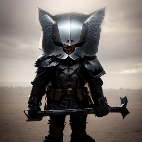 cat warrior,knight armor,lone warrior,armored animal,grey fox,iron mask hero,thundercat,wolverine,fantasy warrior,heroic fantasy,armored,knight,awesome arrow,spartan,cowl vulture,armor,assassin,the warrior,silver arrow,bat,Common,Common,Photography