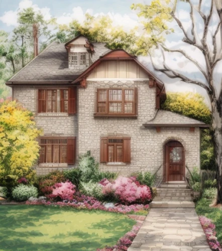 beautiful home,garden elevation,country house,country estate,house drawing,home landscape,two story house,brick house,large home,exterior decoration,violet evergarden,house purchase,new england style house,house painting,residential house,country cottage,private house,luxury home,family home,house in the forest