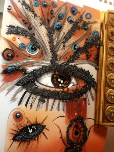 venetian mask,women's eyes,glass painting,hand painting,the carnival of venice,peacock eye,eyes makeup,drusy,painted lady,body art,enamelled,decorative art,vintage makeup,pheasant's-eye,hand-painted,folk art,eye butterfly,masquerade,handicrafts,embellishments