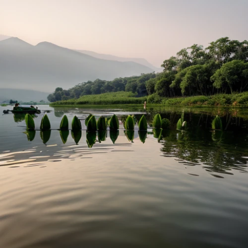 backwaters,river landscape,landscape photography,green trees with water,inle lake,row of trees,vietnam,calm waters,tranquility,calm water,evening lake,eastern mangroves,landscape background,japan landscape,kerala,beautiful landscape,backwater,yunnan,ripples,background view nature,Realistic,Landscapes,Serene Blooms