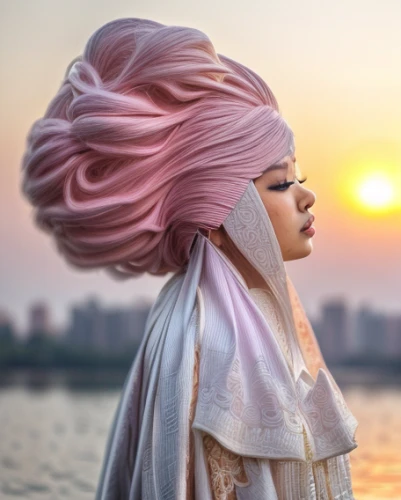 turban,pink dawn,headscarf,hijab,muslim woman,hijaber,dusky pink,beautiful bonnet,raw silk,flower in sunset,kundalini,fringed pink,islamic girl,natural pink,oriental princess,peony pink,sunset glow,pink city,the hat of the woman,pink lady,Light and shadow,Landscape,West Lake