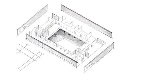 house drawing,architect plan,vaulted cellar,floorplan home,house floorplan,frame drawing,isometric,orthographic,dog house frame,archidaily,cubic house,technical drawing,floor plan,daylighting,school design,ventilation grid,core renovation,multi-story structure,dormer window,window frames