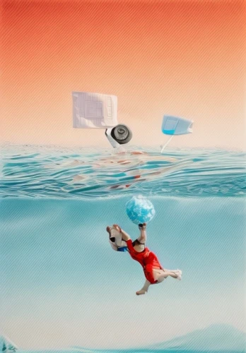 flotation,cube sea,drowning,falling objects,paper boat,icebergs,floating,float,capsizes,ocean pollution,sinking,iceberg,ice floe,surrealism,adrift,afloat,floats,currents,sunken,submerged