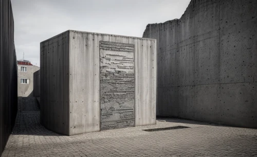 holocaust memorial,concrete blocks,concrete slabs,cement wall,exposed concrete,concrete wall,concrete construction,cement block,reinforced concrete,holocaust museum,concrete,brutalist architecture,archidaily,cubic house,corten steel,prora,klaus rinke's time field,chancellery,house hevelius,door-container,Architecture,General,Nordic,Nordic Brutalism