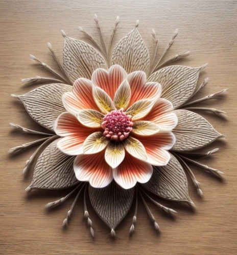 wood flower,flower art,fabric flower,paper flower background,water lily plate,mandala flower,decorative flower,patterned wood decoration,floral rangoli,flower painting,paper art,stitched flower,floral ornament,two-tone flower,flower mandalas,two-tone heart flower,mandala flower illustration,fabric flowers,dahlia bloom,dahlia flower,Common,Common,Natural
