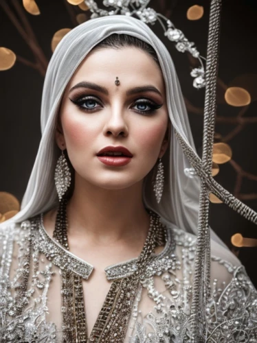 indian bride,bridal jewelry,silver wedding,bridal accessory,bridal clothing,bridal veil,bridal,the angel with the veronica veil,bride,indian woman,bridal dress,dead bride,indian headdress,miss circassian,golden weddings,headpiece,indian girl,indian,dowries,white rose snow queen,Common,Common,Fashion
