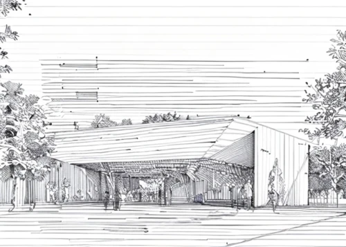 school design,archidaily,garden elevation,house drawing,locomotive shed,timber house,pergola,greenhouse cover,outdoor structure,event tent,garden buildings,boathouse,pavilion,hahnenfu greenhouse,equestrian center,garden design sydney,architect plan,roof truss,lecture hall,performance hall