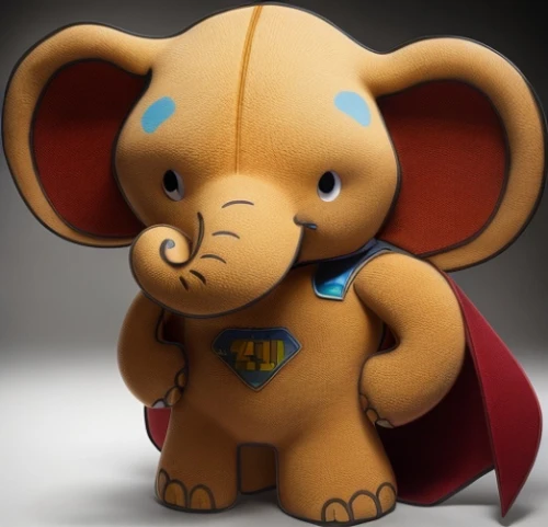 3d teddy,dumbo,elephant toy,plush figure,stuff toy,cute cartoon character,wind-up toy,plush bear,funko,cudle toy,stuffed toy,toy bulldog,pachyderm,cuddly toys,mascot,3d model,the mascot,cuddly toy,stuffed animal,mahout,Common,Common,Commercial