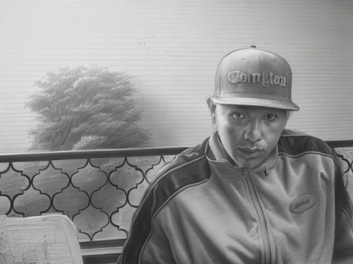 marshall,matruschka,hip-hop,classified,baseball cap,grayscale,pencil drawings,john doe,pencil art,clementine,rapper,hiphop,schoolboy,kendrick lamar,hip hop,shady,hip hop music,man on a bench,smoking man,mac,Art sketch,Art sketch,Ultra Realistic