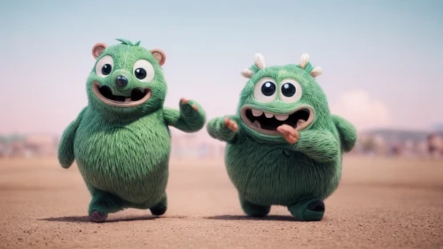 green animals,anthropomorphized animals,monster's inc,two running dogs,nungesser and coli,two friends,aaa,ccc animals,three eyed monster,lilo,vilgalys and moncalvo,scandia animals,squirrels,cartoon elephants,christmastree worms,acorns,cgi,cutworms,sea monsters,patrol,Common,Common,Film