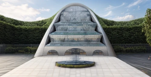 futuristic art museum,futuristic architecture,hahnenfu greenhouse,glass pyramid,archidaily,glass building,sky space concept,greenhouse,multistoreyed,school design,greenhouse cover,glass facade,water wall,soumaya museum,roof garden,3d rendering,garden elevation,kirrarchitecture,the observation deck,observation deck,Architecture,General,Modern,Innovative Technology 2