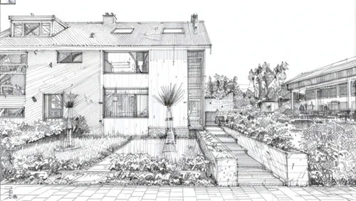 house drawing,garden elevation,houses clipart,the garden society of gothenburg,street plan,danish house,residential house,åkirkeby,landscape plan,architect plan,garden buildings,house hevelius,housebuilding,apartment house,townhouses,urban design,kirrarchitecture,house shape,line drawing,renovation