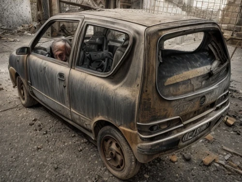 scrap car,old abandoned car,abandoned car,scrapped car,eastern ukraine,renault 8,car recycling,oradour sur glane,renault 4,renault 5,renault 6,fiat 518,fiat seicento,fiat multipla,cinquecento,tin car,rusty cars,fiat cinquecento,fiat 500,fiat500,Commercial Space,Working Space,Urban Industrial