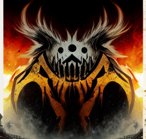 dead earth,fire background,fuel-bowser,death god,nine-tailed,fire logo,steam icon,death's head,warlord,leopard's bane,halloween poster,pillar of fire,burning earth,spawn,skull mask,molten,gear shaper,diablo,skull bones,venom,Realistic,Movie,Warzone