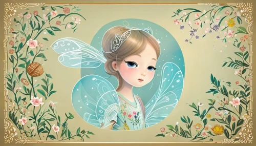 little girl fairy,fairy,fairy tale character,flower fairy,blue butterfly background,child fairy,garden fairy,butterfly background,digiscrap,cupido (butterfly),butterfly clip art,rosa ' the fairy,rosa 'the fairy,faery,vanessa (butterfly),fairy queen,fairies,children's fairy tale,faerie,vintage fairies,Game&Anime,Doodle,Children's Illustrations