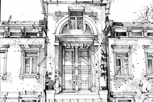 watercolor paris balcony,columns,entablature,facade painting,pencils,facades,house drawing,architecture,pencil lines,architectural,villa borghese,paris balcony,balconies,old architecture,pillars,ruin,pencil frame,ancient roman architecture,facade panels,mono-line line art,Design Sketch,Design Sketch,Pencil Line Art