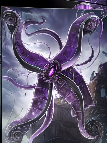 medusa gorgon,kraken,tentacles,silver octopus,cuthulu,octopus,calamari,octopus tentacles,squid game card,tentacle,giant squid,galiot,fun octopus,medusa,purple frame,cephalopod,veil purple,magic grimoire,core shadow eclipse,gorgon,Common,Common,Game