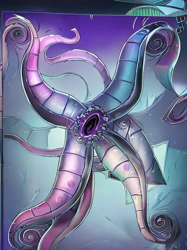 cuthulu,tentacles,tentacle,giant squid,medusa gorgon,silver octopus,squid game card,kraken,octopus tentacles,pink octopus,merfolk,cephalopod,ophiuchus,zodiac sign libra,medusa,octopus,cephalopods,lissotriton,horn of amaltheia,wyrm,Common,Common,Cartoon