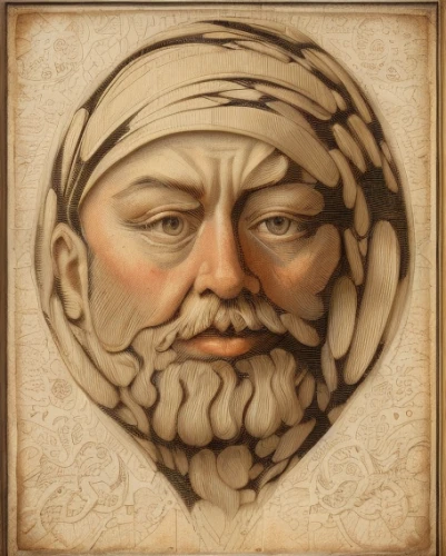 wood carving,leonardo da vinci,poseidon god face,carved wood,wooden mask,persian poet,icon magnifying,ancient icon,terracotta,pythagoras,leonardo,white beard,medicine icon,archimedes,abraham,leonardo devinci,bluetooth icon,beard flower,byzantine,decorative figure,Realistic,Movie,Timeless Romance