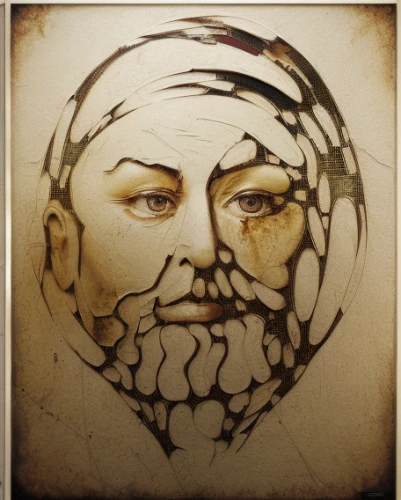 leonardo da vinci,glass painting,poseidon god face,woodcut,icon magnifying,wooden mask,stencil,oil stain,vitruvian man,lokportrait,death mask,confucius,cool woodblock images,ambrotype,the vitruvian man,socrates,holbein,leonardo,self-portrait,greek in a circle,Realistic,Movie,Urban Destruction