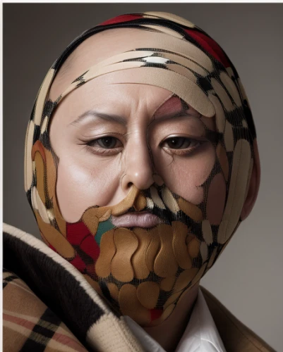 meerschaum pipe,the emperor's mustache,wooden mask,daruma,handlebar,tiger png,face paint,dali,pipe smoking,samurai,png transparent,handlebars,smoking pipe,shuanghuan noble,bodypainting,el salvador dali,conquistador,custom portrait,digital painting,wearing a mandatory mask,Realistic,Fashion,Classic British