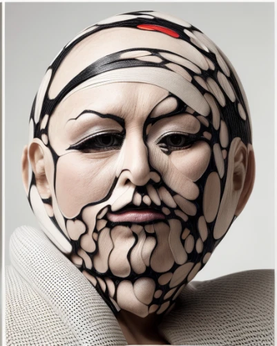 body art,bodypainting,medical face mask,comedy tragedy masks,anonymous mask,mime artist,body painting,medical mask,wooden mask,woman's face,face paint,beauty mask,woman face,mask,artist's mannequin,hockey mask,line face,ffp2 mask,pierrot,breathing mask,Realistic,Fashion,Avant-Garde