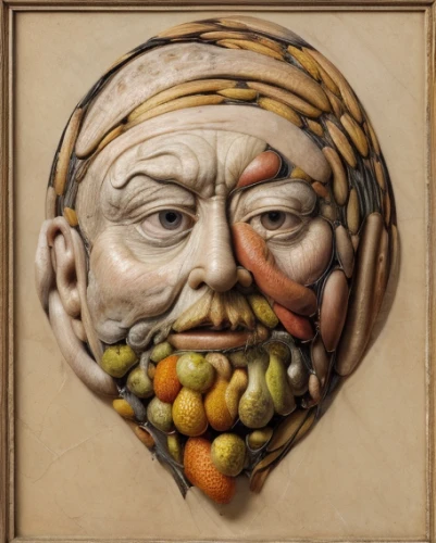 grapes goiter-campion,winemaker,grapes icon,medicine icon,head of garlic,ground cherry,broad bean,multicolor faces,terracotta,dali,bacchus,succotash,diet icon,venetian mask,confit byaldi,waldorf salad,comedy tragedy masks,food icons,wooden mask,cholent,Calligraphy,Painting,Fruitarianism