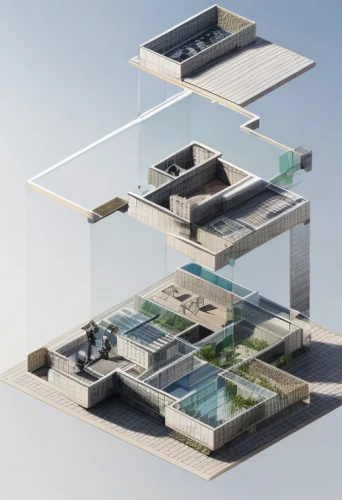 cubic house,isometric,cube stilt houses,multi-storey,archidaily,sky apartment,school design,cube house,multi-story structure,modern architecture,3d rendering,architect plan,kirrarchitecture,model house,glass facade,solar cell base,glass building,residential tower,orthographic,frame house,Architecture,General,Modern,Geometric Harmony