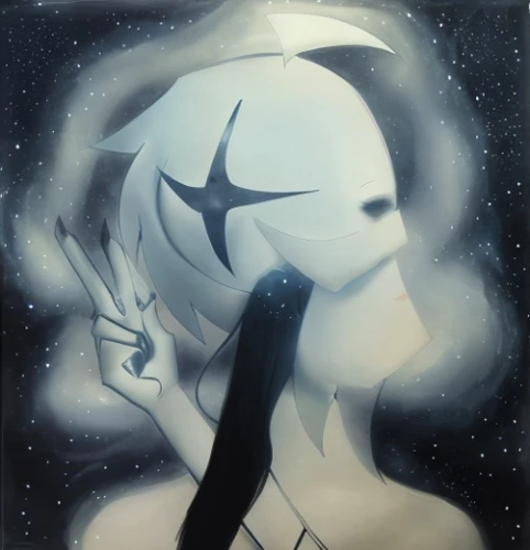 yinyang,star mother,gemini,whisper,the moon and the stars,moonflower,moon and star,white rose snow queen,celestial bodies,celestial body,yin-yang,yin and yang,capricorn mother and child,sagittarius,celestial,triton,dark art,venus,astral traveler,zodiac sign gemini