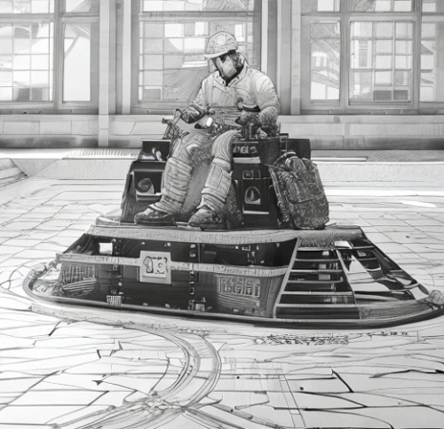 floor fountain,gnome and roulette table,wheelchair curling,ironworker,theodolite,sculptor ed elliott,manhole,under ground hydrant,construction set,parcheesi,mozart fountain,scale model,model train figure,concrete grinder,construction toys,above-ground hydrant,concrete saw,mobile sundial,floating wheelchair,construction set toy,Art sketch,Art sketch,Concept