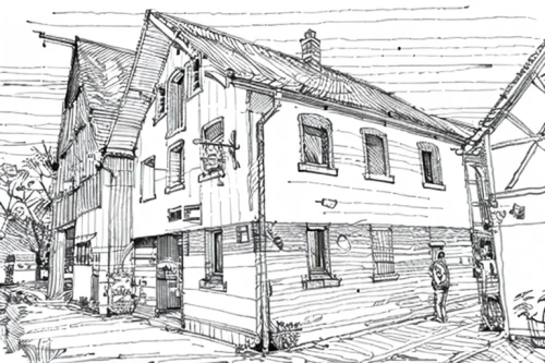 house drawing,houses clipart,two story house,hand-drawn illustration,old house,street plan,old houses,house front,wooden house,house hevelius,timber house,house facade,wooden houses,traditional building,hanok,old home,renovation,kirrarchitecture,residential house,old town house