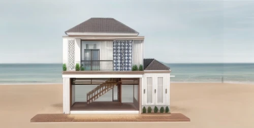 lifeguard tower,beach hut,model house,beach house,pop up gazebo,miniature house,seaside resort,cube stilt houses,stilt house,beachhouse,coastal protection,beach furniture,beach restaurant,kiosk,doll house,dolls houses,stilt houses,bus shelters,seaside view,dunes house